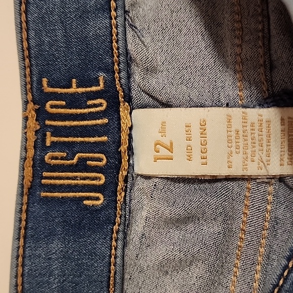 Old Navy & Justice Leggings Jeans Two Pairs - Picture 9 of 9